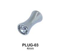 Shiny Rhinestone Basic Plug PLUG-03